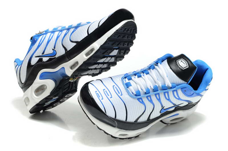 Nike Tn New Mens Shoes maille Blanc Bleu Noir (2)